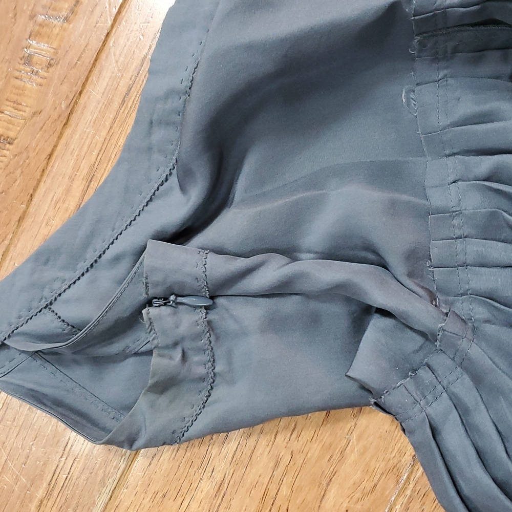 Jigsaw Silk Blue Sleeveless Tank Dress - Picture 9 of 9